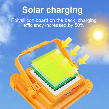 20000mAh Solar Rechargeable Camping Lantern with Power Bank