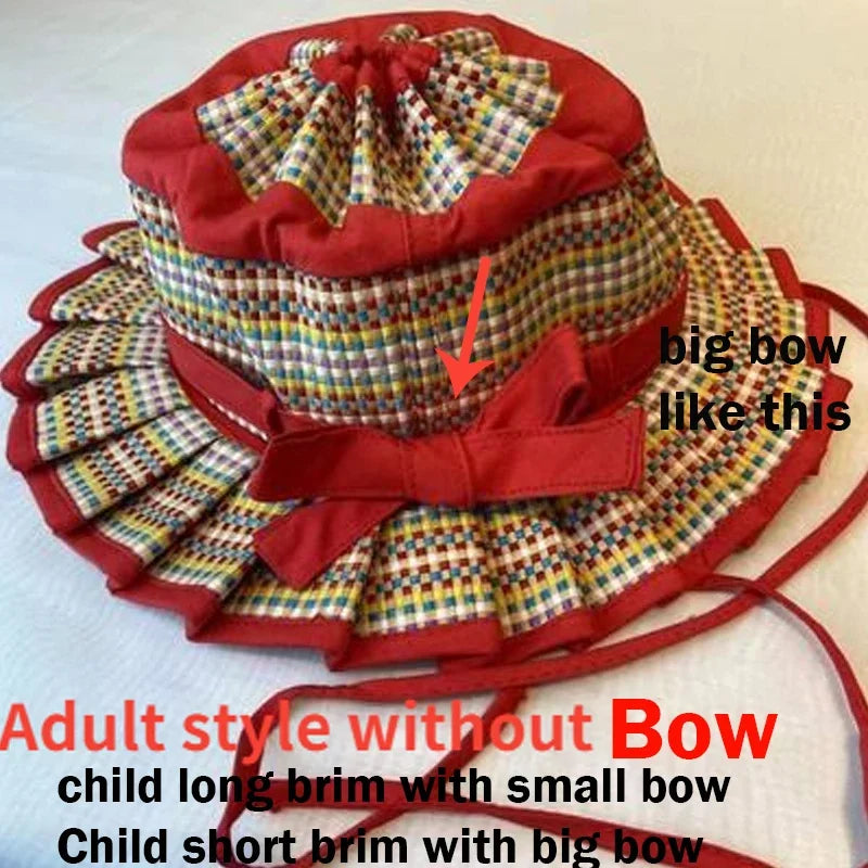 Foldable Straw Sun Hat for Kids & Adults – UV Protection