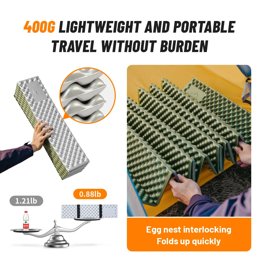 Ultralight Camping Sleeping Pad for 4-Season Comfort