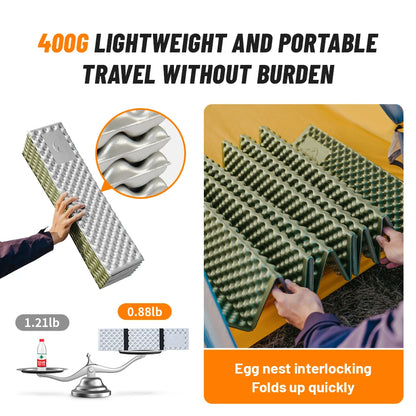 Ultralight Camping Sleeping Pad for 4-Season Comfort