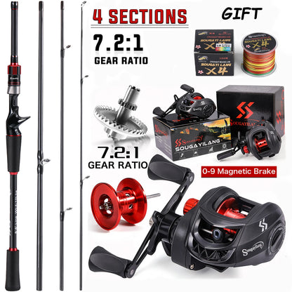 Carbon Fiber Fishing Rod Combo – Lightweight & Powerful