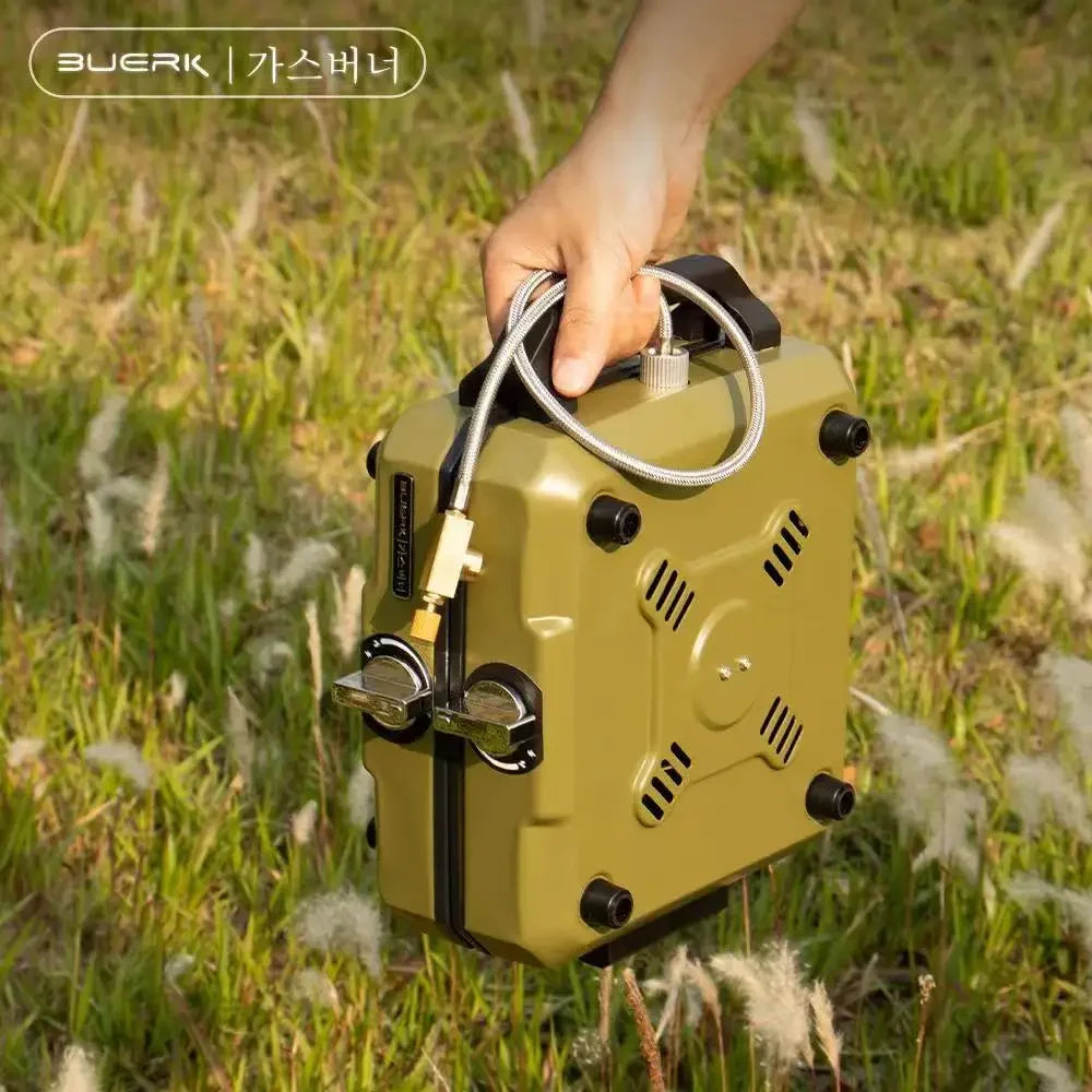 BUERK Double Burner Camping Stove – High-Power Outdoor Cooking