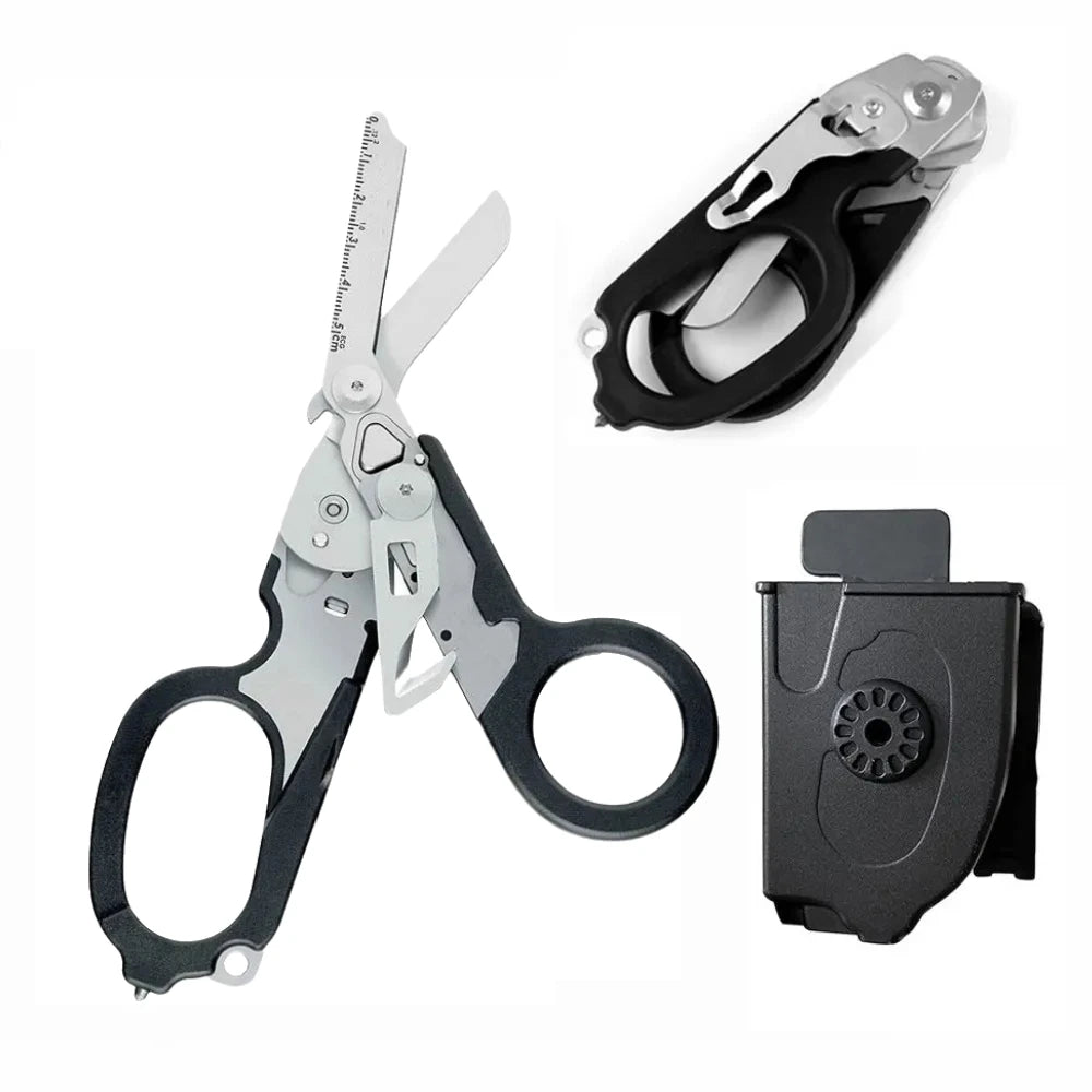 Tactical Folding Scissors for Emergency Survival