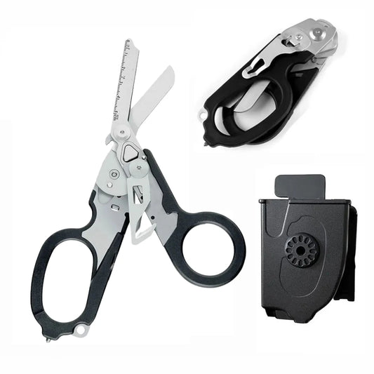 Tactical Folding Scissors for Emergency Survival