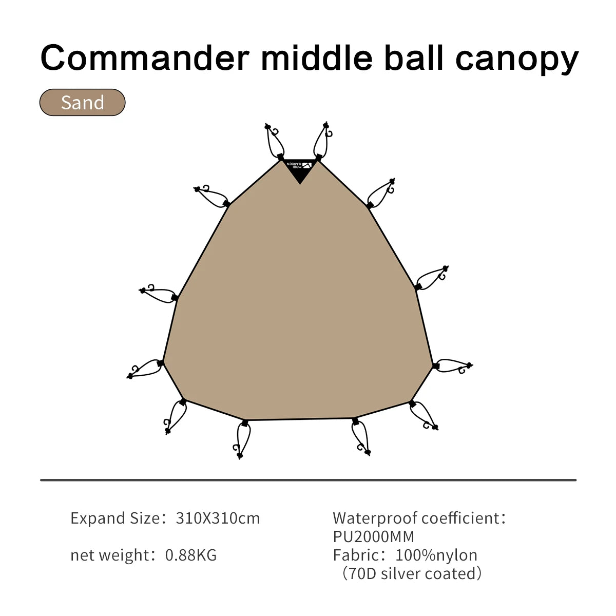 MOBI GARDEN Dome Tent – Waterproof & Windproof Shelter