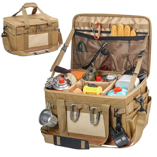 Camping Cooking Utensil Organizer Large Capacity