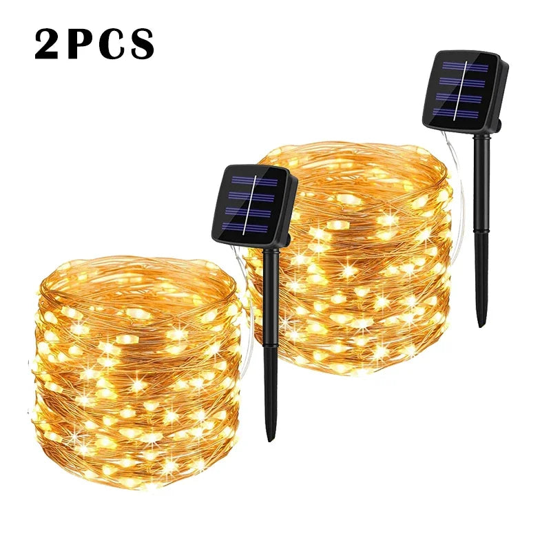 Solar Fairy String Lights for Garden & Outdoor Décor