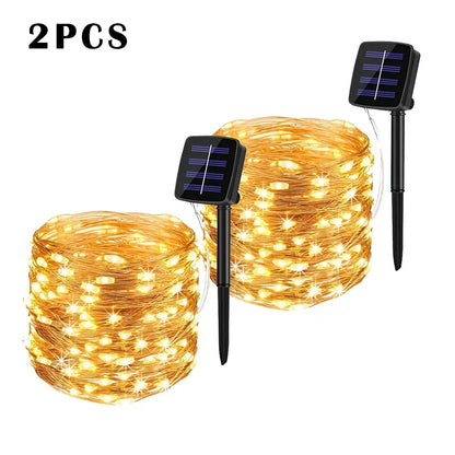 Solar Fairy String Lights for Garden & Outdoor Décor