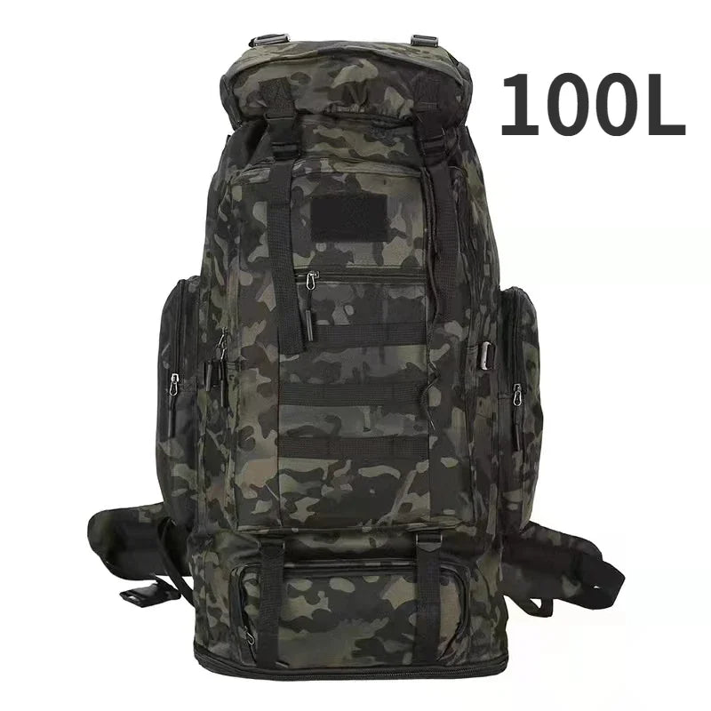 Large Hiking Backpack 80L Waterproof for Camping