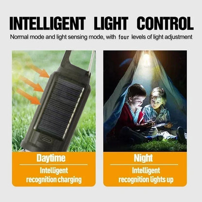 Solar Camping Lantern with Hook for Reliable Outdoor Light