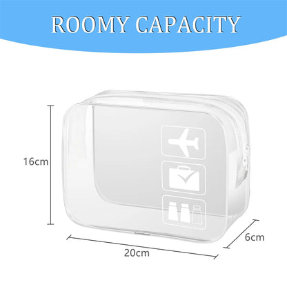 Clear TSA Travel Toiletry Bag – Quart Size, Airport Compliant