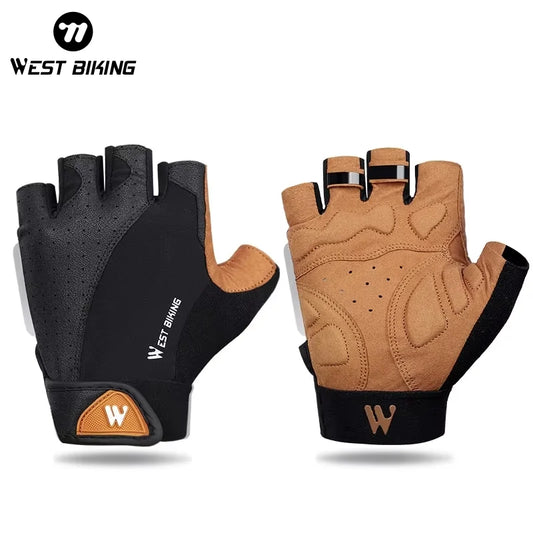 Half Finger Cycling Gloves for Men & Women – Shock Absorbing Comfort