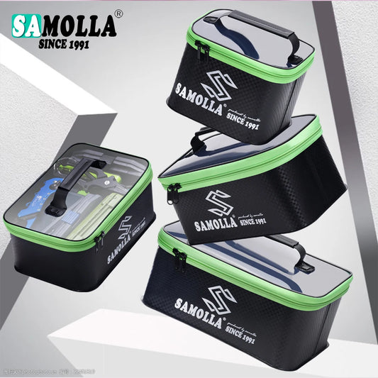 Waterproof Fishing Gear Storage Bag with EVA Protection