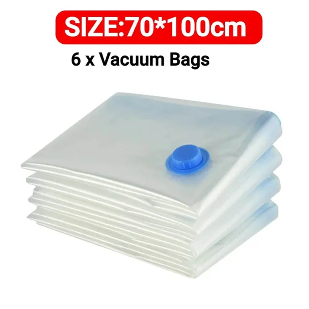 Folding Vacuum Storage Bags – Space-Saving Organizer
