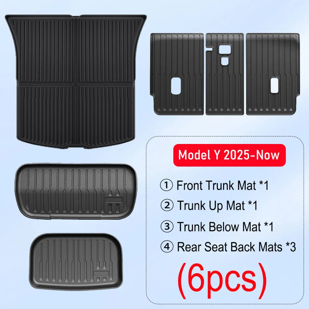 Tesla Model Y Trunk Mats – All Weather Protection