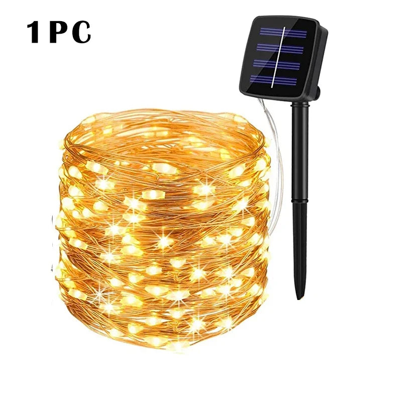 Solar Fairy String Lights for Garden & Outdoor Décor