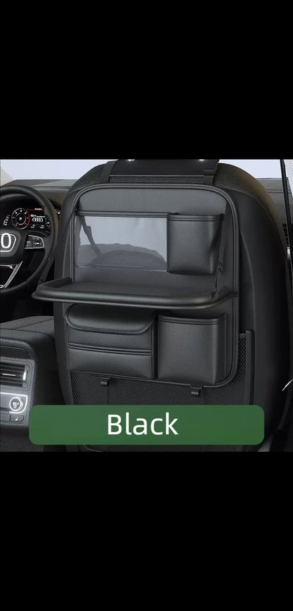 Car Seat Back Organizer with Foldable Table