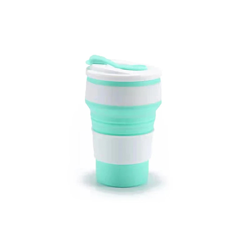 12oz Collapsible Silicone Cups – Portable Travel Mug