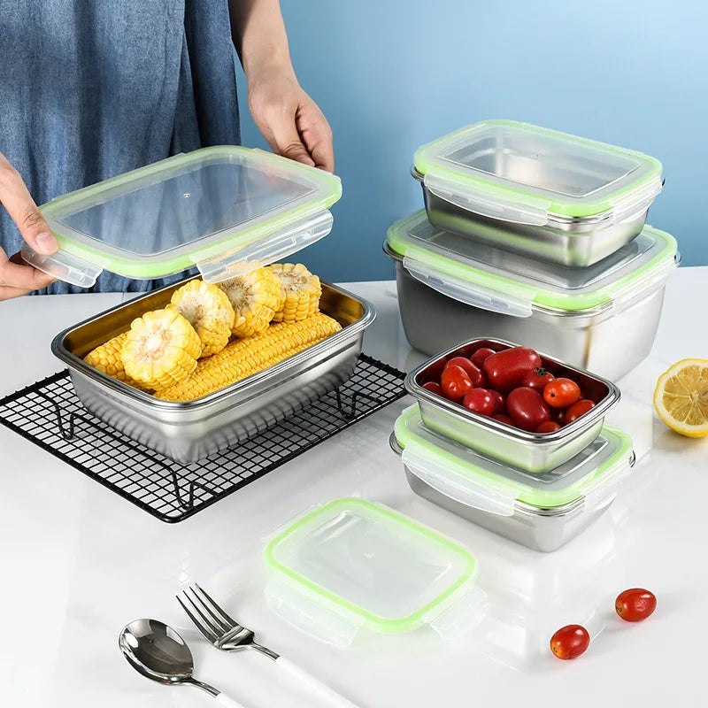 Stainless Steel Lunch Box Leakproof Food Storage