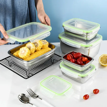 Stainless Steel Lunch Box Leakproof Food Storage