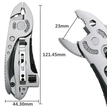Multitool Survival Kit – Pliers, Knife & Screwdriver Set
