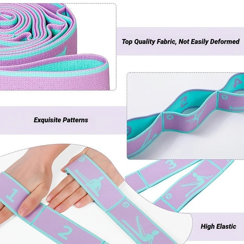 Yoga Stretch Resistance Band for Flexible Training