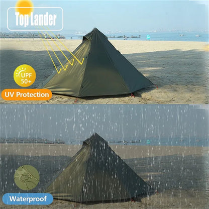 Hot Tent with Stove Jack Ultralight 1 Person Shelter