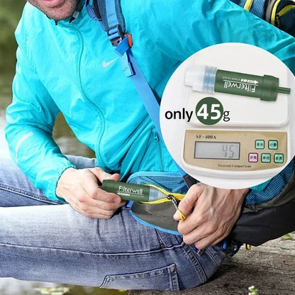 Mini Portable Water Filter Straw – Safe & Lightweight