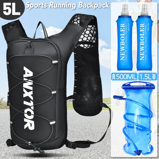 5L Running Hydration Backpack with Water Bag Pocket
