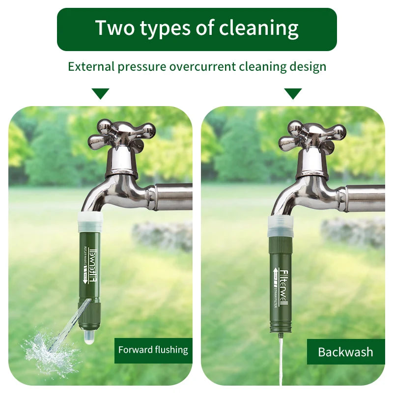 Mini Carbon Survival Water Purifier Filter Straw – Safe Drinking Outdoors