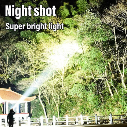 High Power LED Flashlight – Rechargeable Outdoor Light