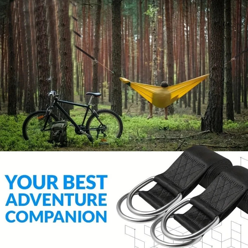 Portable Outdoor Swing Hammock with Safety Belt