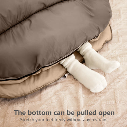 Extra Wide Camping Sleeping Bag for Comfort & Warmth