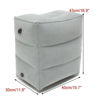 Inflatable Foot Rest Pillow for Travel Comfort