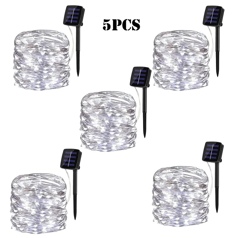 Solar Fairy String Lights for Garden & Outdoor Décor