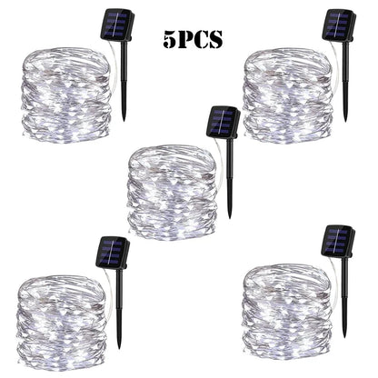 Solar Fairy String Lights for Garden & Outdoor Décor