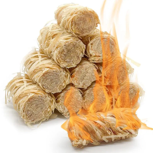 Natural Fire Starter for Camping & Fireplace