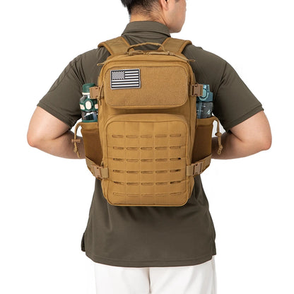 25L Tactical Backpack Durable MOLLE Hiking Pack