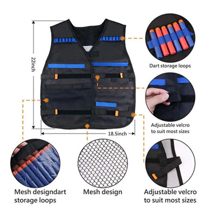 Kids Vest Suit Kit – Outdoor Game Protective Gear