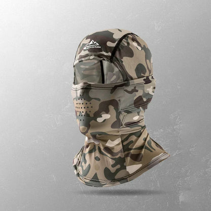 Camouflage Cycling Balaclava for UV & Wind Protection