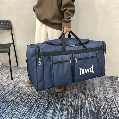 Foldable Travel Duffel Bag Waterproof Large Capacity
