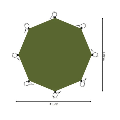 Large Waterproof Camping Mat – Hex/Octagon Picnic Tarp