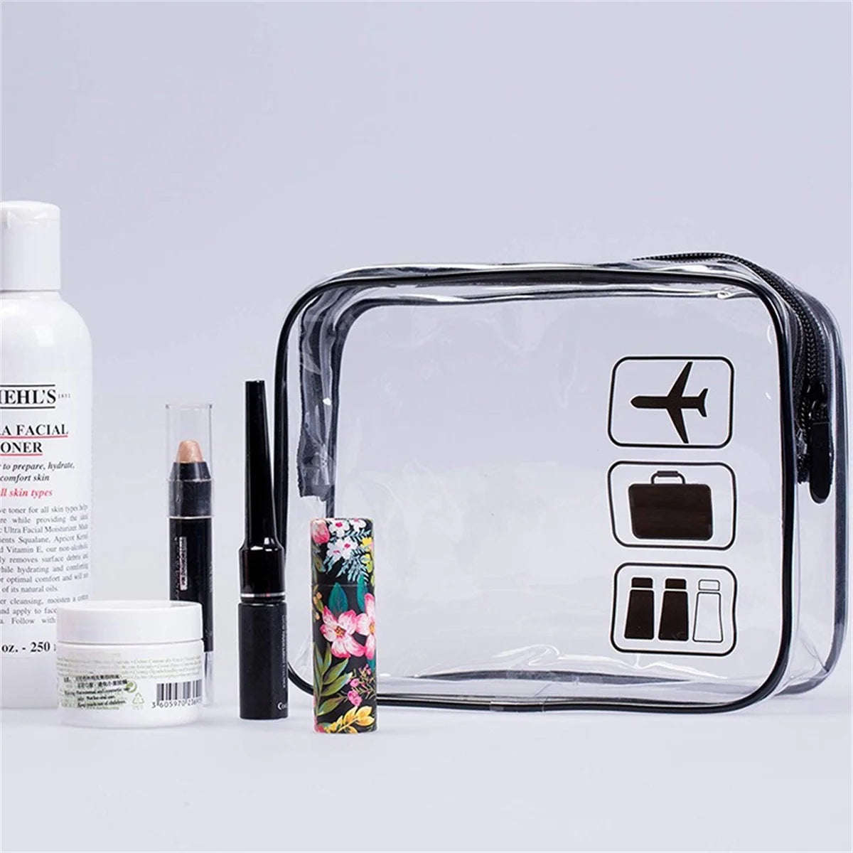 Clear TSA Travel Toiletry Bag – Quart Size, Airport Compliant