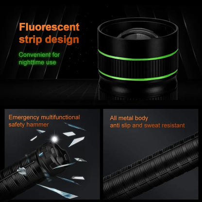 High Power LED Flashlight – USB Rechargeable Lantern