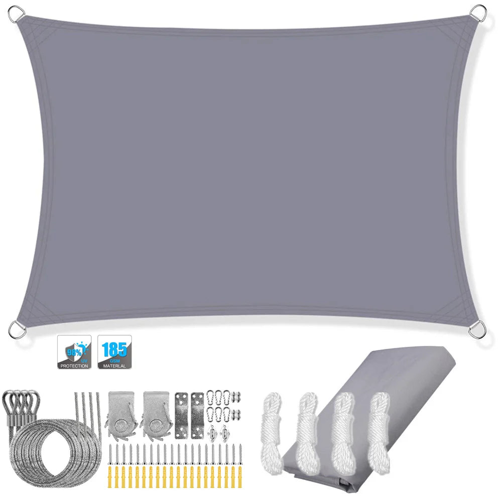 Waterproof Sun Shade Sail Canopy for Outdoor Patio