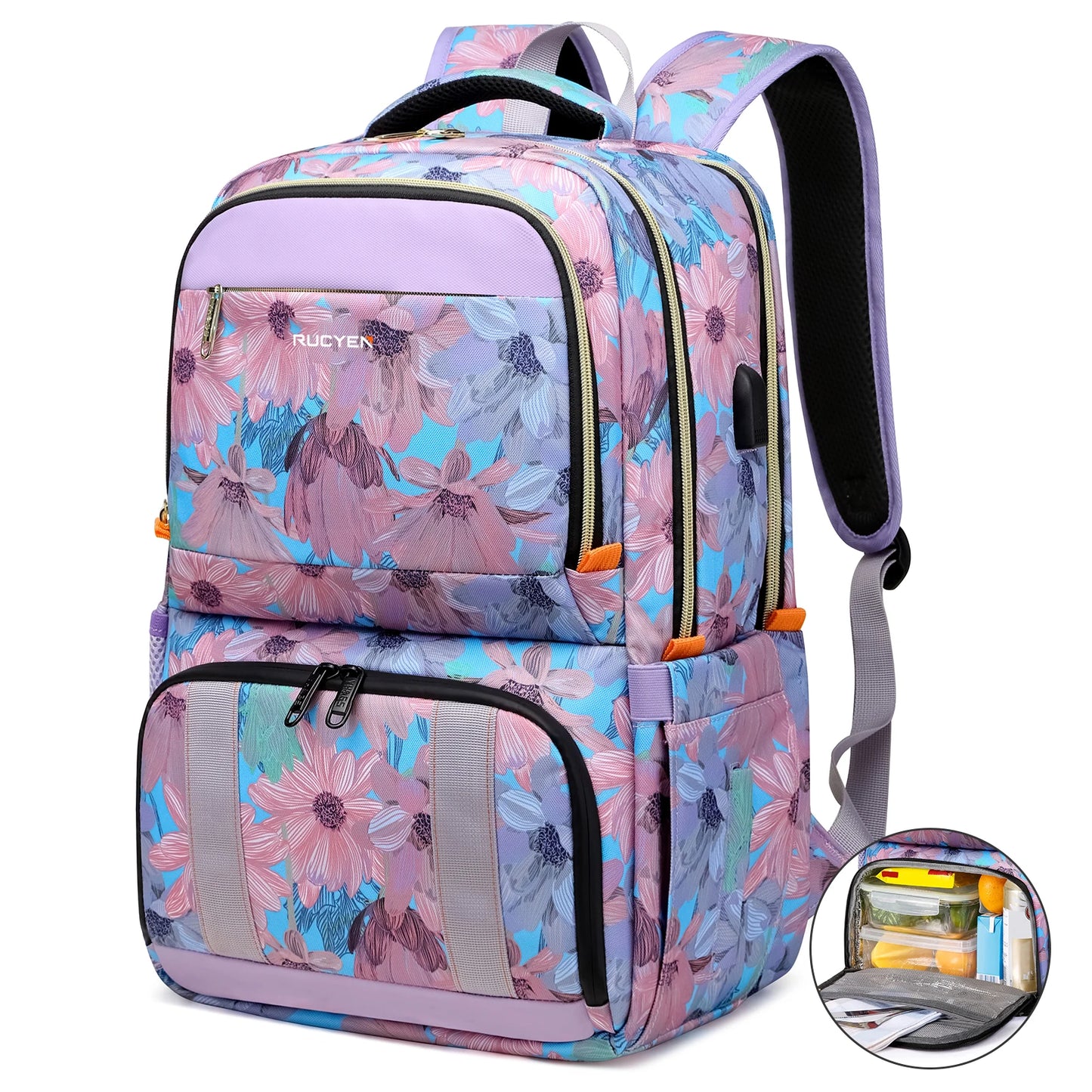 Insulated Lunch Backpack – Large Capacity Waterproof Bag