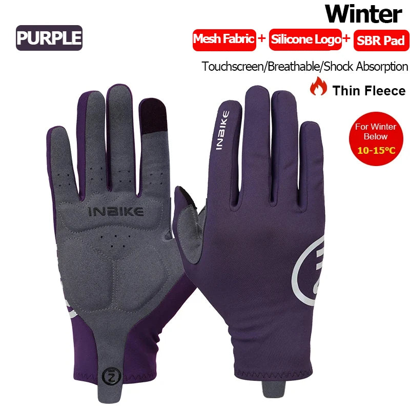 Cycling Gloves Gel Padded for Warm Grip & Protection