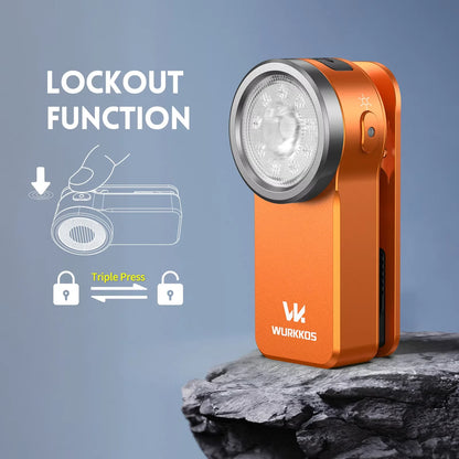 Wurkkos HD03 Mini USB Rechargeable Pocket Flashlight