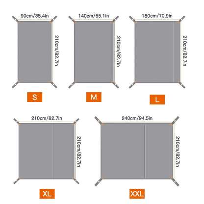 Waterproof Camping Ground Tarp for Dry Outdoor Shelter