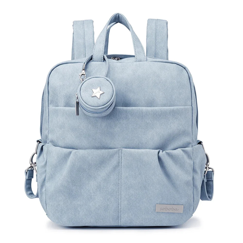 Waterproof Diaper Backpack with Large Capacity Storage